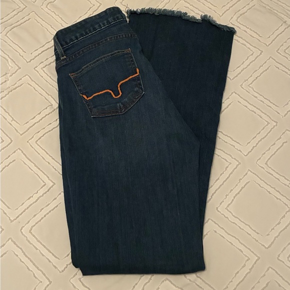 Kimes Lola Dark Wash Orange Pocket 6/34 - Picture 1 of 3